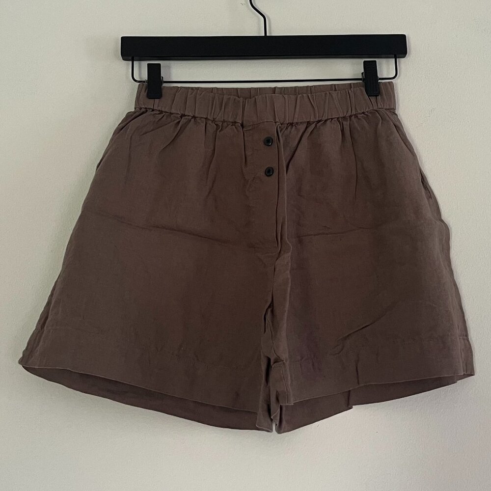 Everlane Linen Boxer Short - Abalone